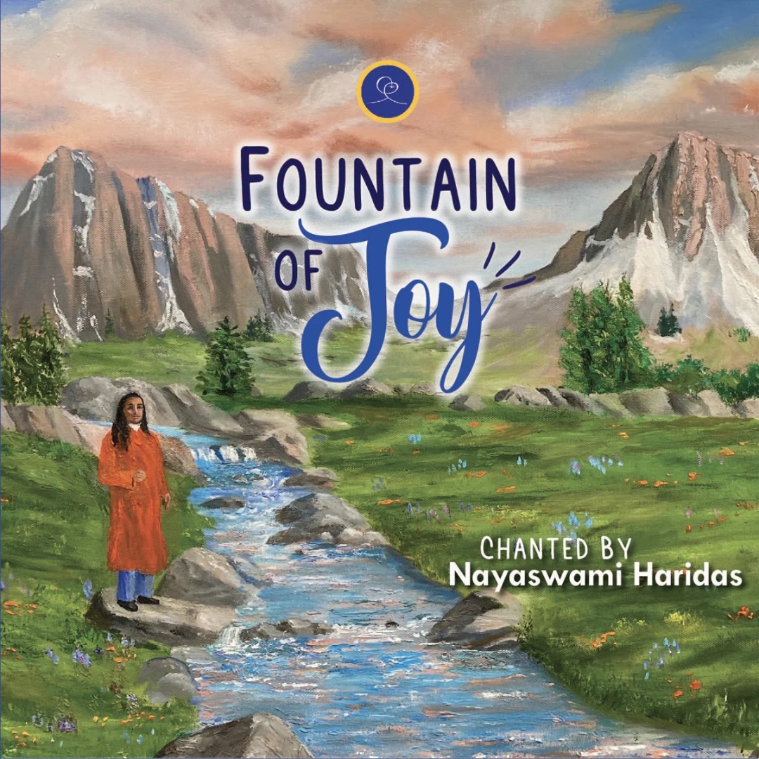 Fountain of Joy - Devotional Chanting by Nayaswami Haridas audio album cover – Ananda Sangha Publications
